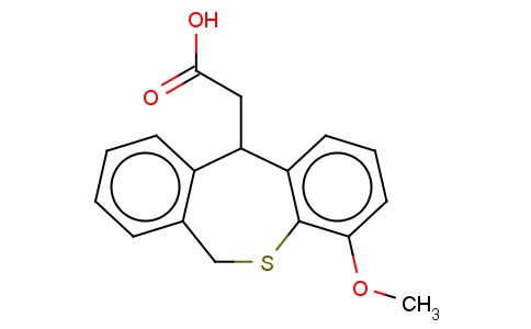 4-METHOXY-6,11-DIHYDRODIBENZO(B,E)THIEPIN-11-ACETIC ACID